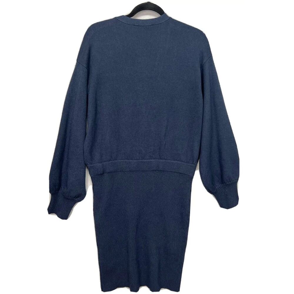 Women's Navy Blue Knit Mini Dress